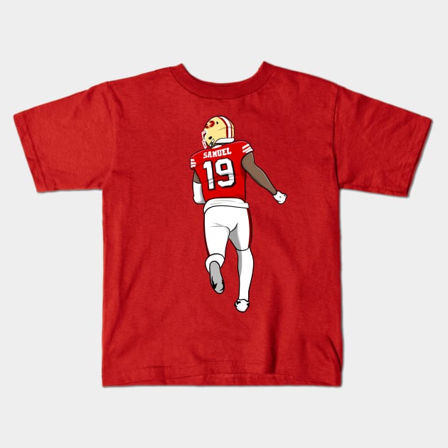 deebo and running back Kids T-Shirt by rsclvisual